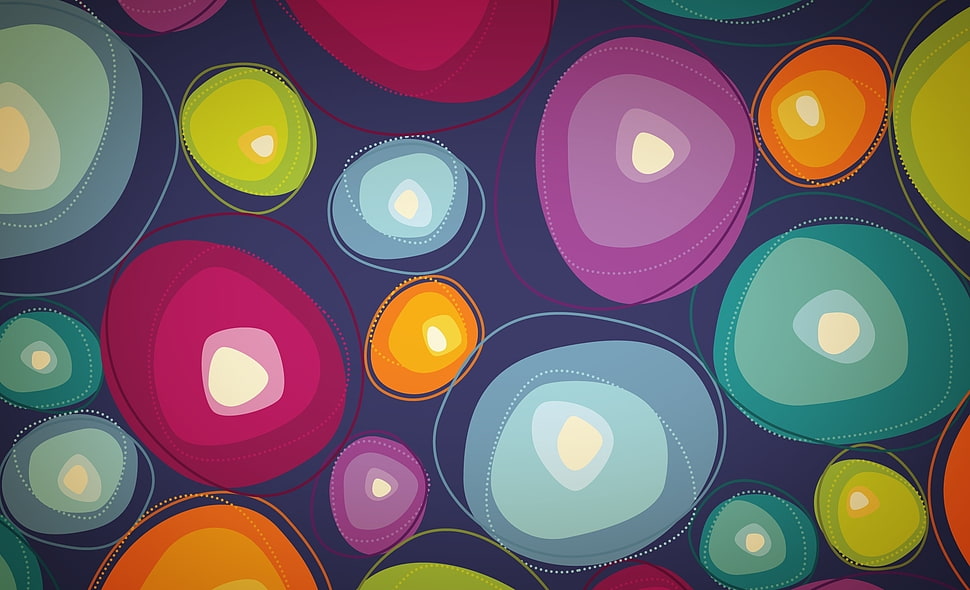 multicolored painting HD wallpaper